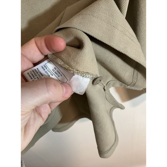 5.11 Tactical Men’s XL Khaki Long Sleeve Polo Shirt Uniform Performance - Picture 9 of 11